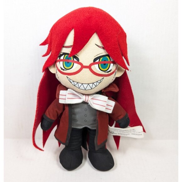 Black Butler Grell Sutcliff Plush Funimation Anime 10" Vintage Y2K - Picture 1 of 8